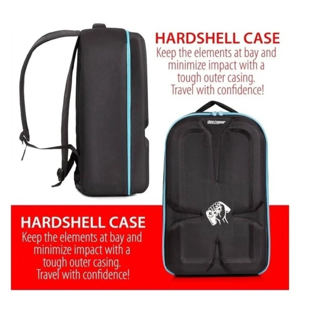 Deco‎ Gear Hardshell Game Console Backpack Travel Bag Travel Carrying Case PS5